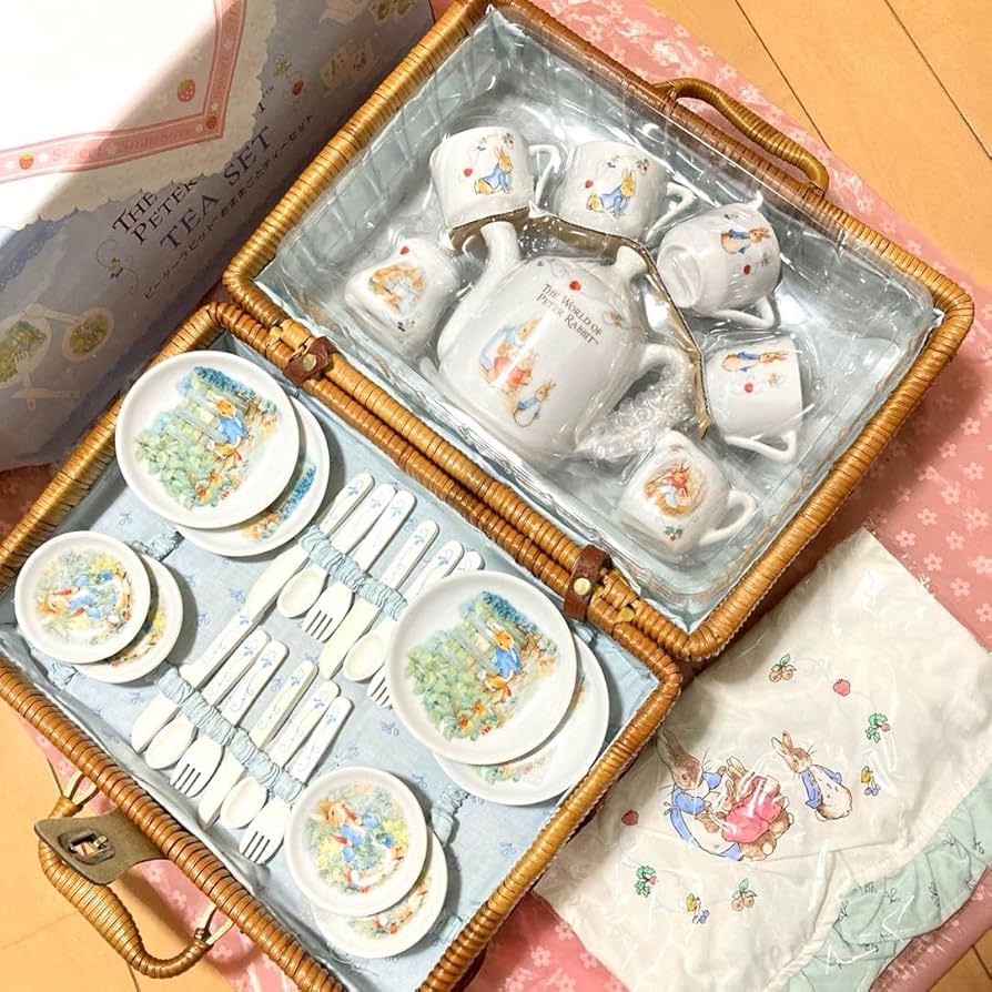  子供用ティーセット ピーターラビット Amazon | 新 ピーターラビット おままごと ティーセット